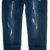 BigSpade Damen Stretch Jeans Hose, Vintage Style, B6538-D, blue destroyed, Gr.48 W38