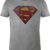 GOZOO Superman T-Shirt Vintage Logo Herren Oil Dye, 100% Baumwolle, Size 2XL