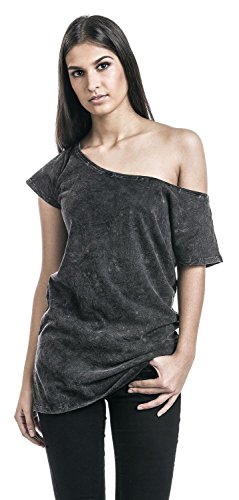 R.E.D. by EMP Vintage Shirt Girl-Shirt grau M1