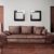 Big Sofa mit Schlaffunktion und Bettkasten im Vintage Look braun . Rückenecht bezogen mit Wellenfederpolsterung, Maße: B/H/T ca. 272/90/96 cm