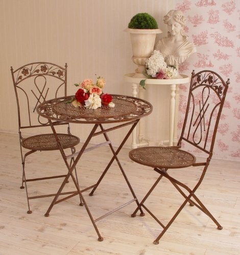 HISTORISCHE SITZGRUPPE TISCH & STÜHLE WIE ANNO 1900 VINTAGE LOOK2