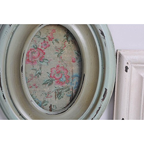 HAB & GUT© (FR006) Bilderrahmen 5er Set Shabby Chic Landhausstil, Collage Vintage2