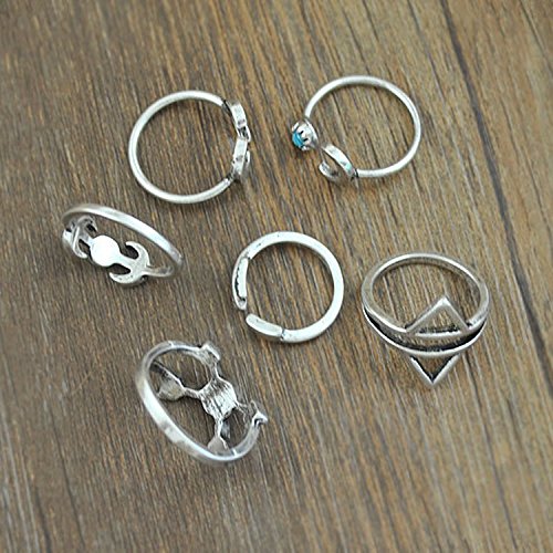 Vintage Set 6 Boho Obergelenkring