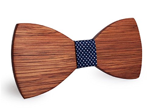 Handgefertigte Holzfliege - Schick