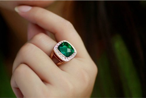 Statement Ring 18 Karat Rose Gold