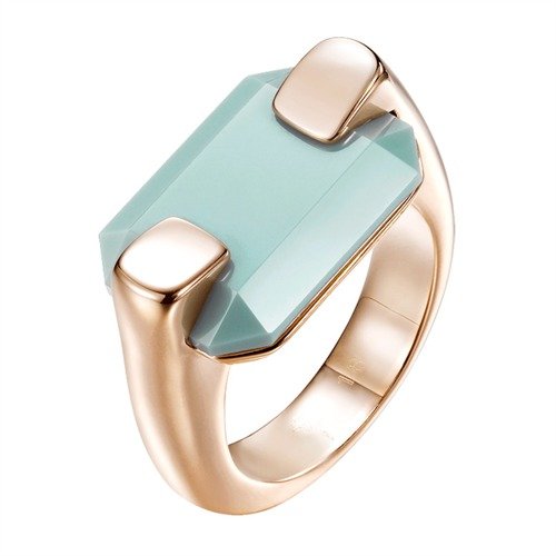 Joop Damen Ring rhodiniert Zirkonia