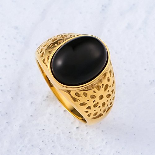Beydodo Vintage Edelstahl Ring